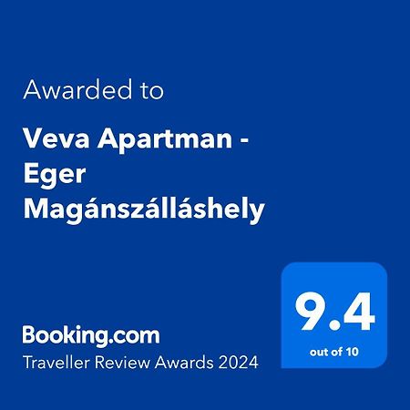 Veva Apartman - Eger Maganszallashely Екстер'єр фото
